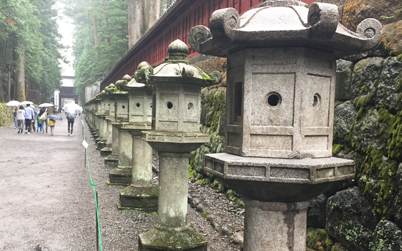 日光二荒山神社へ続く上神道
