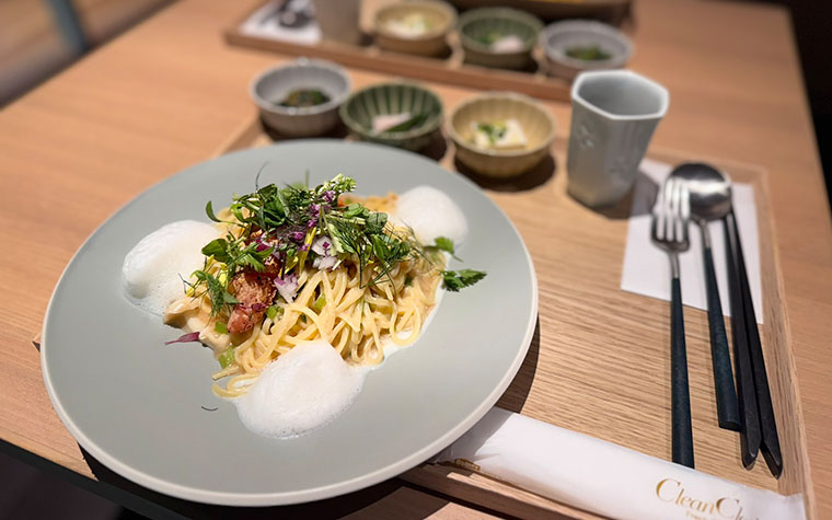 休日たらこパスタ